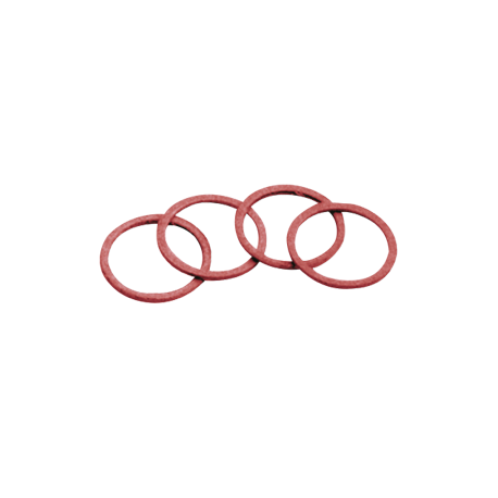Guarnizioni per resistenze. Fibra rossa mm. 18,5x14x1 