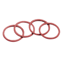 Guarnizioni per resistenze. Fibra rossa mm. 18,5x14x1 