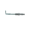 Fissaggi per termosanitari. Coppie zanche in acciaio zincato, per fissaggio scaldabagni complete di tassello in plastica