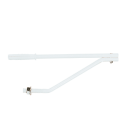 Fissaggi per termosanitari. Coppia mensole regolabili, per fissaggio lavelli, plastificate colore bianco.
