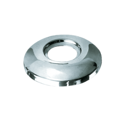 Rosette in ottone cromate