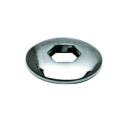 Rosette in acciaio inox