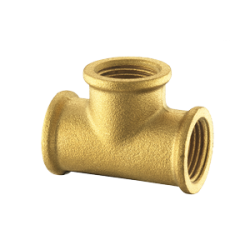 Raccorderia in ottone giallo