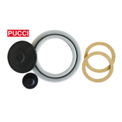 RICAMBI PER CASSETTE SCARICO Originali «Pucci» Serie guarnizioni per cassetta «Pucci» (5 pezzi), in busta S/S