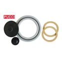 RICAMBI PER CASSETTE SCARICO Originali «Pucci» Serie guarnizioni per cassetta «Pucci» (5 pezzi), in busta S/S